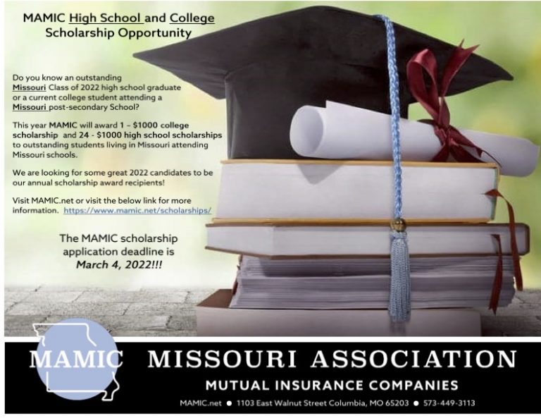 2022 MAMIC High School and College Scholarship Opportunity